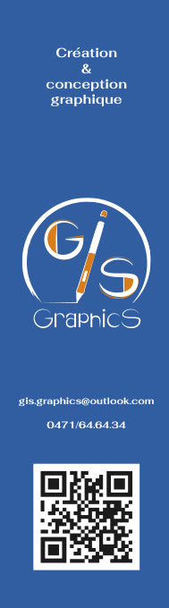 Marque-page (verso) représentant la société Gis Graphics